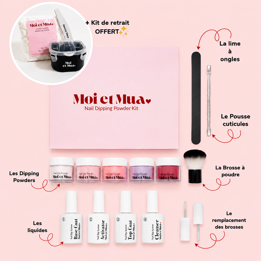 Kit Dip Powder Moi et Mua - Manucure Pro à la Maison