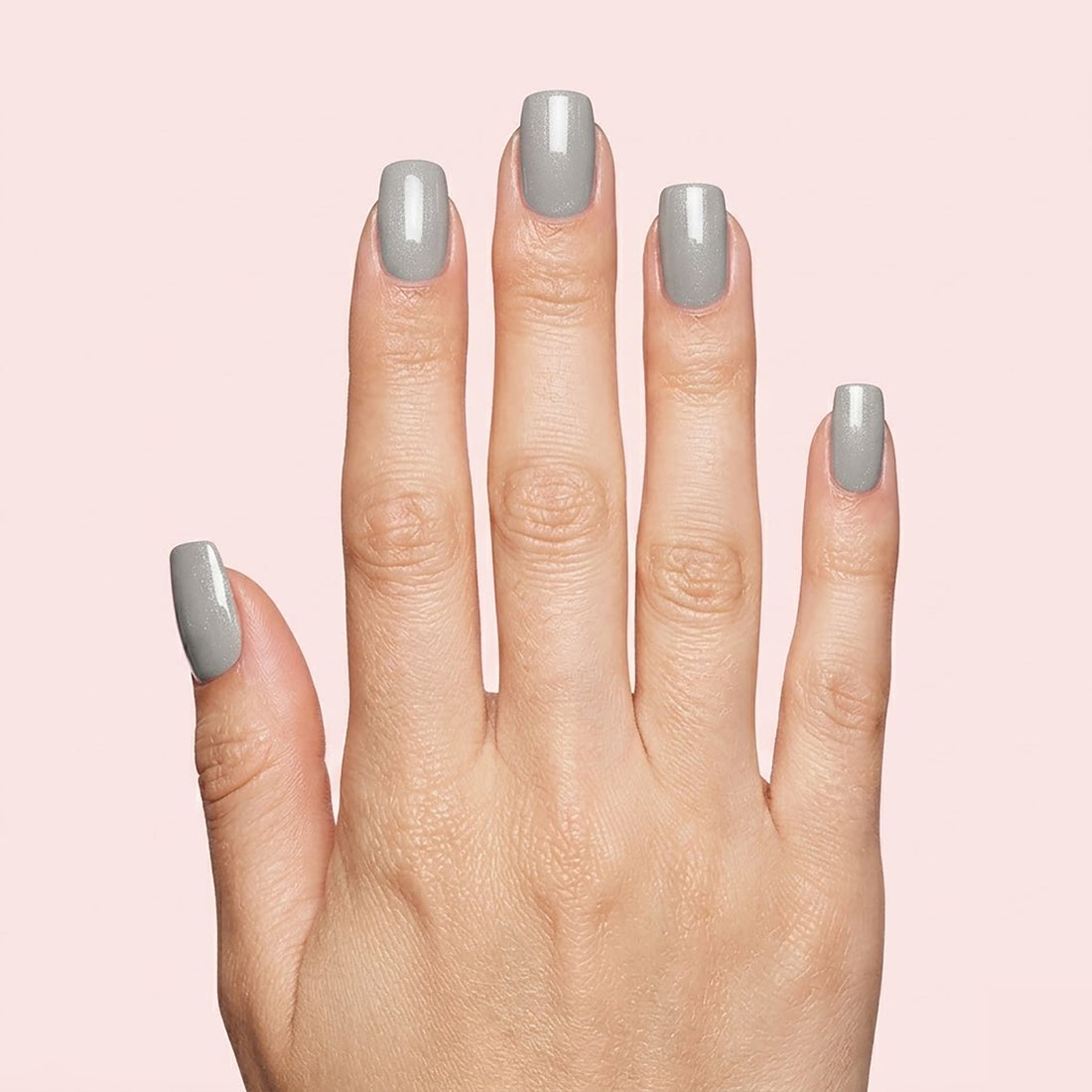 Shimmery Grey Dip Powder