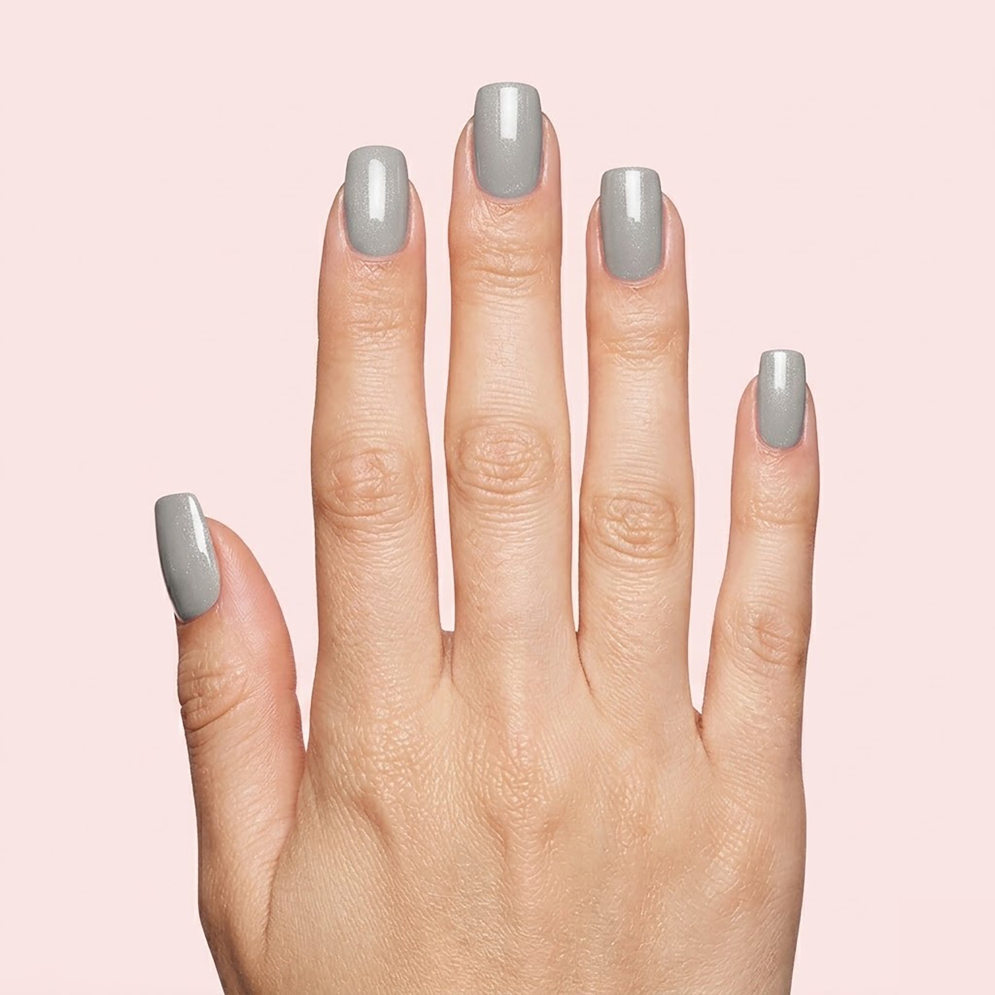 Shimmery Grey Dip Powder