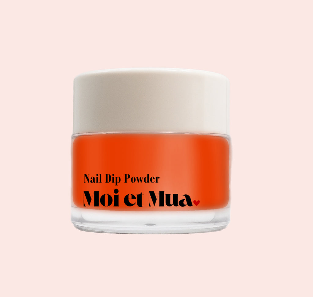 Summer Orange Dip Powder