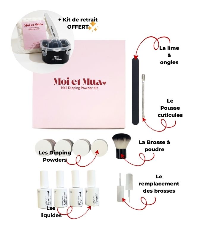 Kit Manucure Maison Dipping Powder