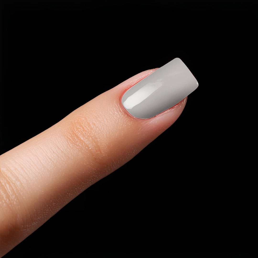 Shimmery Grey Dip Powder