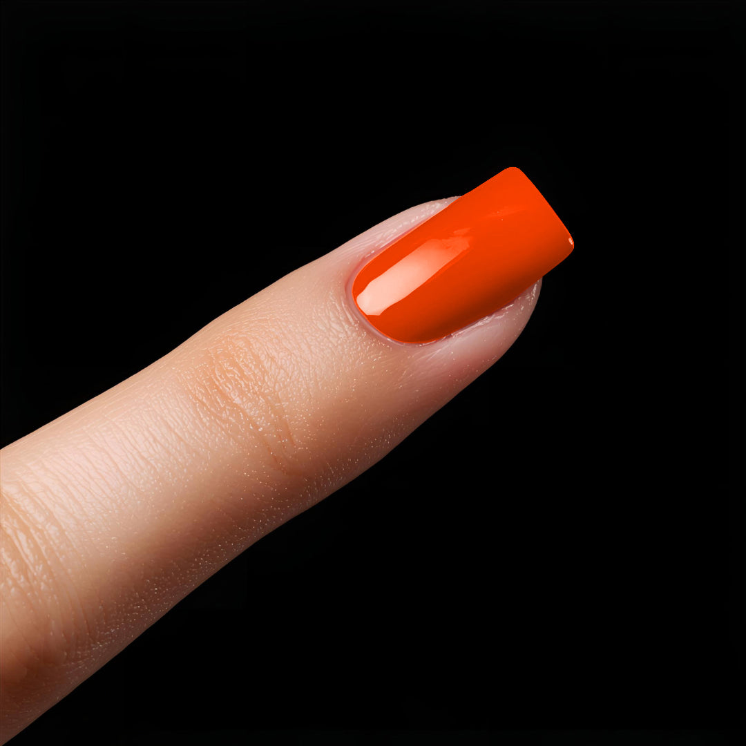 Summer Orange Dip Powder